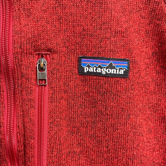 Patagonia Vibrant Red Fleece Pullover - Picture 2 of 4